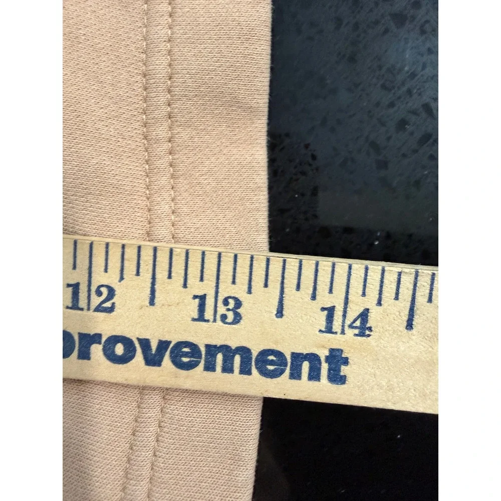 Nike Sportswear Phoenix Fleece High Rise Shorts Tan Beige Womens Small 4015